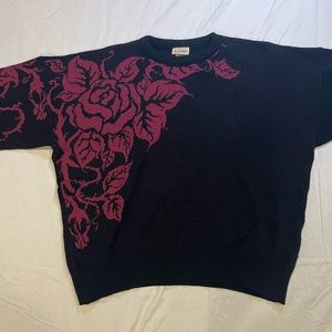 Vintage Graphic Sweater, Size M